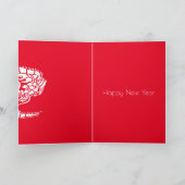 Koreanische Neujahrskarte Feiertagskarte (Innenseite)