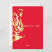 Koreanische Neujahrskarte Feiertagskarte (Rückseite)