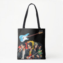 Koreanische Reggae-Band Gitarre Grafik