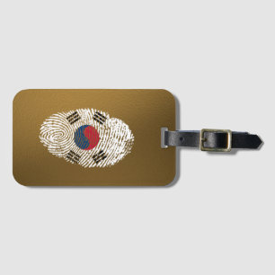 Koreanische Touchfingerabdruckflagge Gepäckanhänger