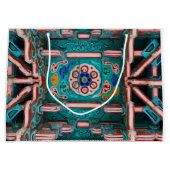 Koreanische traditionelle Malerei Große Geschenktüte (Vorderseite)