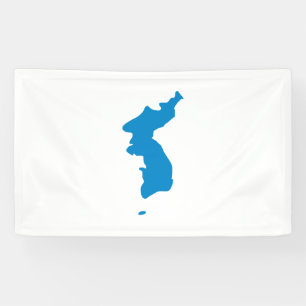 Koreanische Vereinheitlichungs-Flagge Banner