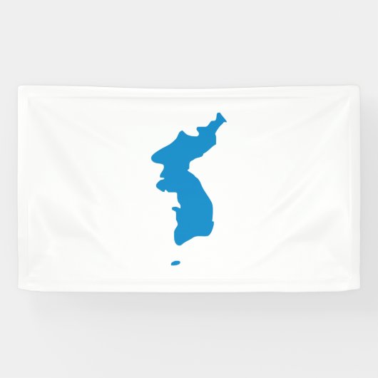 Koreanische Vereinheitlichungs-Flagge Banner (Horizontal)