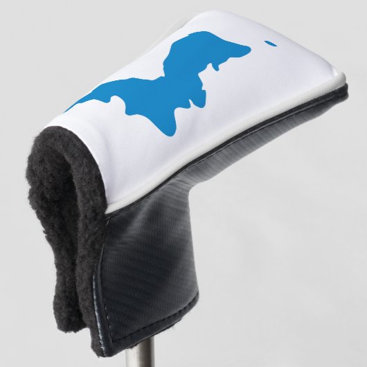 Koreanische Vereinheitlichungs-Flagge Golf Headcover (3/4 Vorderseite)