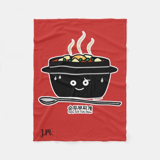 Koreanische würzige weiche fleecedecke (Vorderseite)