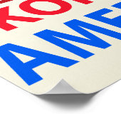 Koreanischer Amerikaner Poster (Ecke)