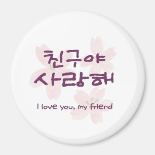 Koreanischer-Bester-Freund-Magnet Magnet