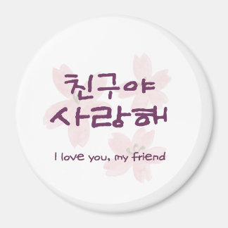 Koreanischer-Bester-Freund-Magnet Magnet