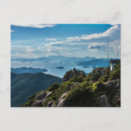 Koreanischer Blick auf die Berge Postkarte