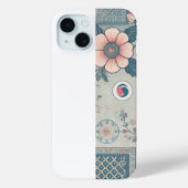Koreanischer Blossom Art iPhone Case (Rückseite)