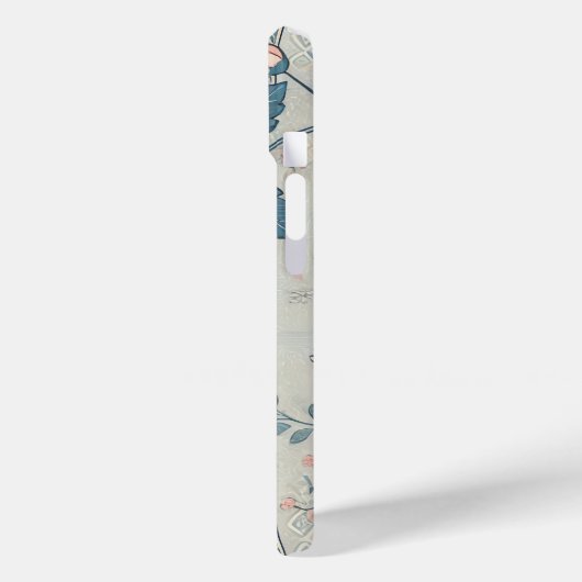 Koreanischer Blossom Art iPhone Case (Rückseite / Links)