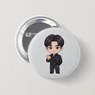 Koreanischer Drama-Männlicher Haupt-Finger-Herz-Bu Button
