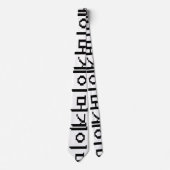 Koreanischer Gamer 게 이 머 Krawatte (Vorderseite)