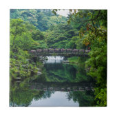 Koreanischer Garten und Brücke Fliese (Vorderseite)