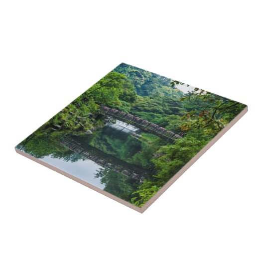 Koreanischer Garten und Brücke Fliese (Seite)