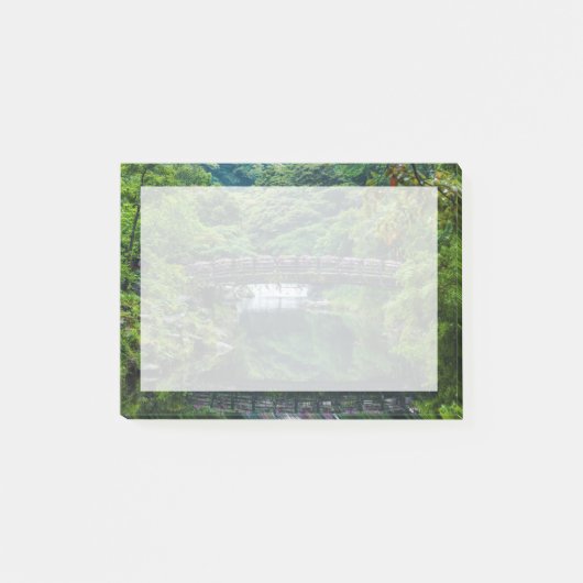 Koreanischer Garten und Brücke Post-it Klebezettel (Vorderseite)