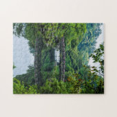 Koreanischer Garten und Brücke Puzzle (Horizontal)