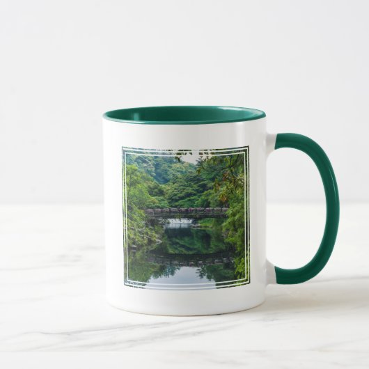 Koreanischer Garten und Brücke Tasse (Rechts)
