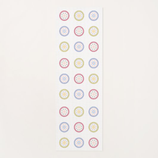 Koreanischer gemusterter Yogamat Yogamatte (Vorderseite)