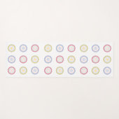 Koreanischer gemusterter Yogamat Yogamatte (Vorderseite (Horizontal))