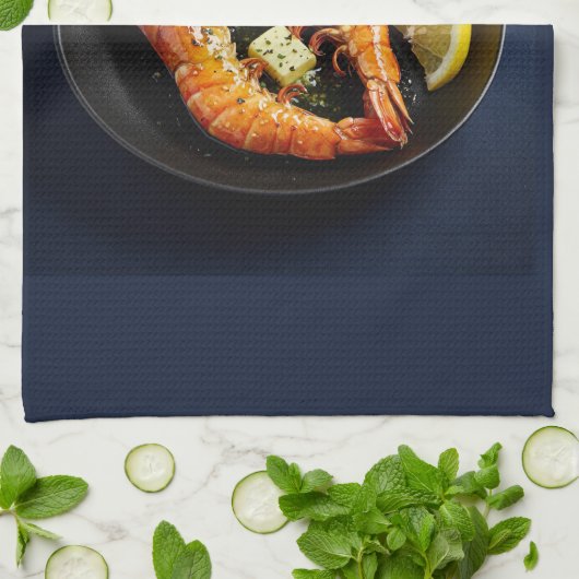 Koreanischer Grillkönig (Daegae Gui) Geschirrtuch (Gefaltet)