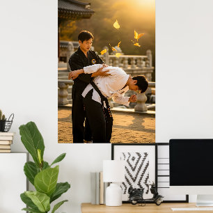 Koreanischer Hapkido Selbstverteidigung Poster