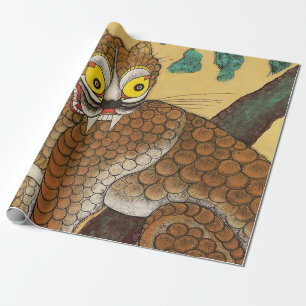 Koreanischer hässlicher Tiger Minhwa Geschenkpapier