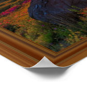 Koreanischer Herbstsonnenrahmen Poster (Ecke)