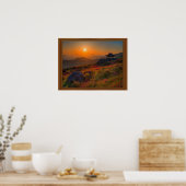 Koreanischer Herbstsonnenrahmen Poster (Küche)