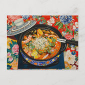 Koreanischer Hot Pot Postkarte (Vorderseite)