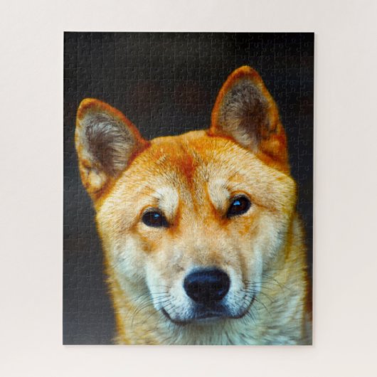 koreanischer Jindo Dog. Puzzle (Vertikal)