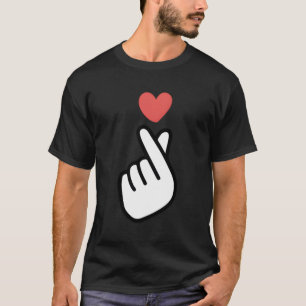 Koreanischer K-Pop I Liebe Sie Saranghae Hand He S T-Shirt