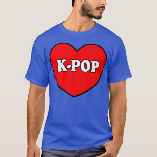 Koreanischer K-Pop Snap Finger Heart Hand I Liebe  T-Shirt