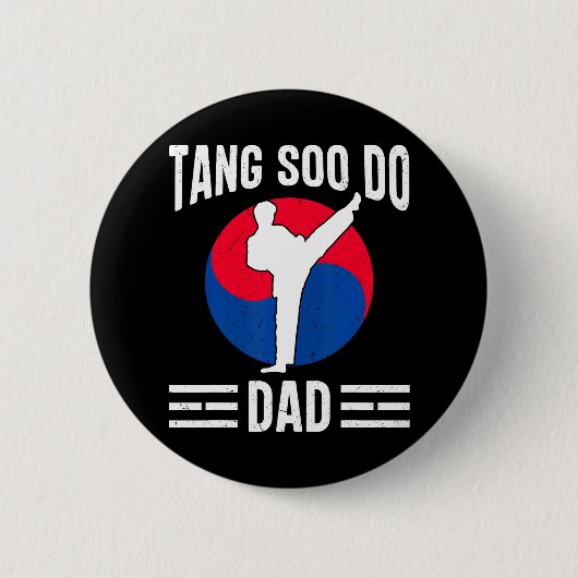 Koreanischer Kampfkunst Karate Tang Soo Do Button (Vorderseite)