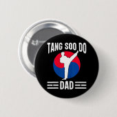 Koreanischer Kampfkunst Karate Tang Soo Do Button (Vorne & Hinten)