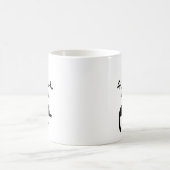 Koreanischer Katzenbecher 'Pause nötig' Kaffeetasse (Mittel)