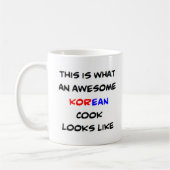 koreanischer Koch, phantastisch Kaffeetasse (Links)