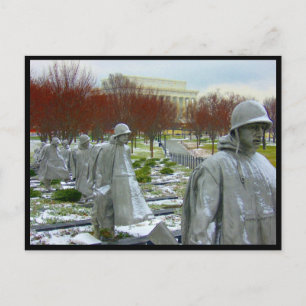 koreanischer Kriegsdenkmalrand Postkarte