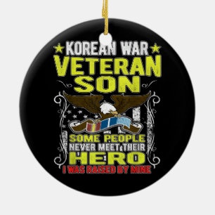 Koreanischer Kriegsveteran Sohn von Keramik Orname Ornament