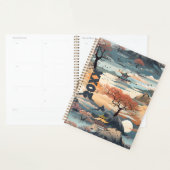 Koreanischer Landschaftsplaner in Orange und Aquam Planer (Anzeige)