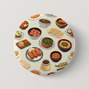 koreanischer Lebensmittelknopf Button