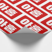 Koreanischer Nr. 9 아 Nine 홉 【Ahop】 Hangul Geschenkpapier (Ecke)