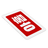 Koreanischer Nr. 9 아 Nine 홉 【Ahop】 Hangul Magnet (Rechte Seite)