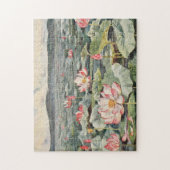 Koreanischer Palast-Lotus-Teich Puzzle (Vertikal)