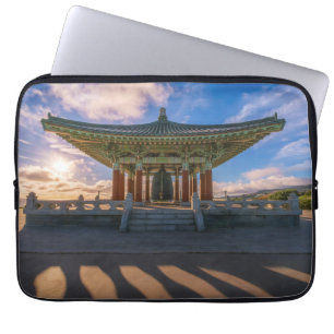 Koreanischer Pavillon-Laptop-Schutzhülle   Sunset  Laptopschutzhülle