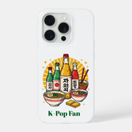 Koreanischer Popkultur-Brustdruck Aufgedruckter Ru iPhone 15 Pro Hülle