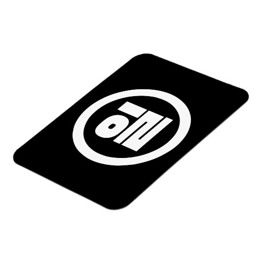 Koreanischer Sino Nummer 1 일 【Il】 Hangul Magnet (Linke Seite)