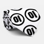 Koreanischer Sino Nummer 2 Zwei 이 【I】 Hangul Krawatte (Gerollt)