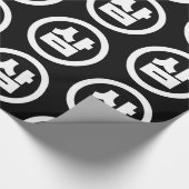 Koreanischer Sino Nummer 3 Drei 삼 【Sam】 Hangul Geschenkpapier (Ecke)