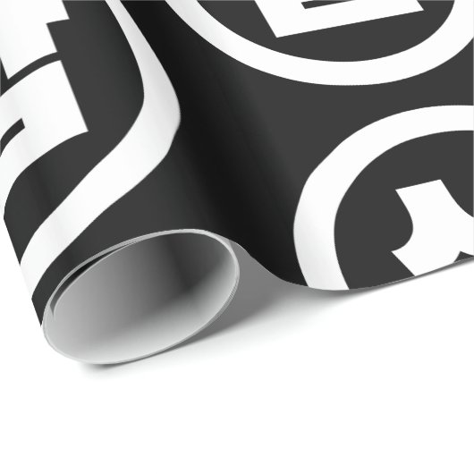 Koreanischer Sino Nummer 3 Drei 삼 【Sam】 Hangul Geschenkpapier (Rolleneckpunkt)